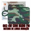 Caixa De Som Bluetooth Go 3 7.1 - Camuflada